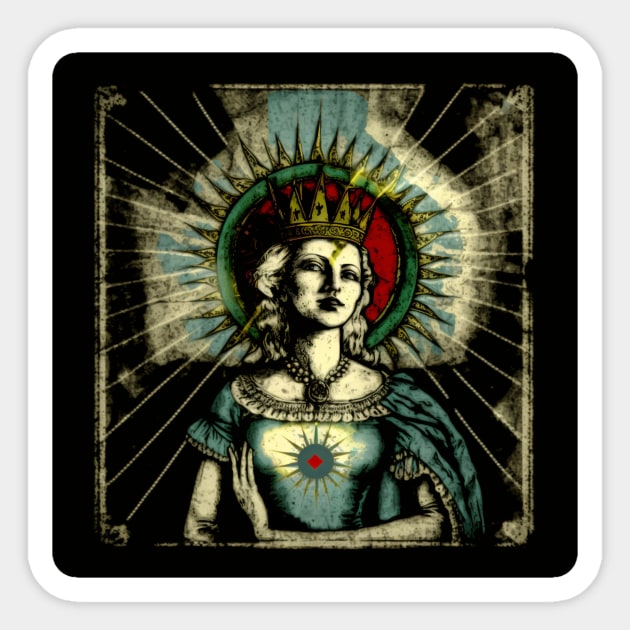 The High Priestess Sticker by Star Scrunch